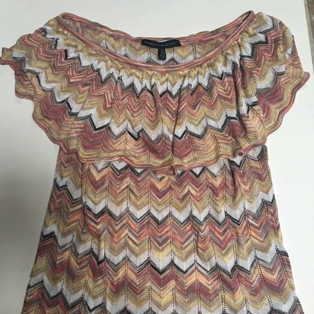 WHBM off the shoulder top size small